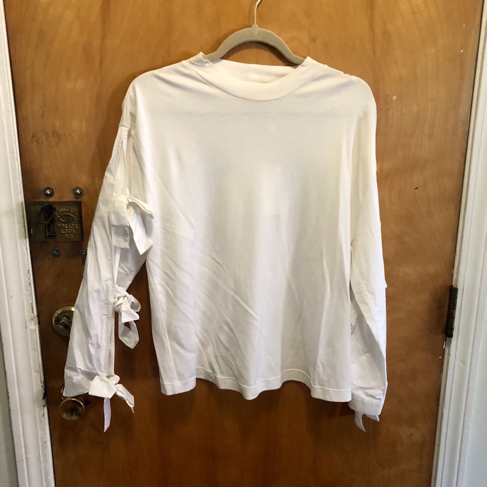 BNWT Tory Burch Emilia top white size large
